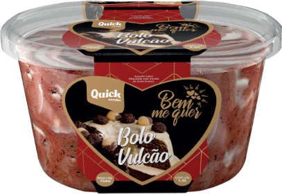 Bolo vulcão