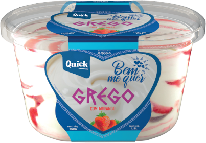 grego com morango